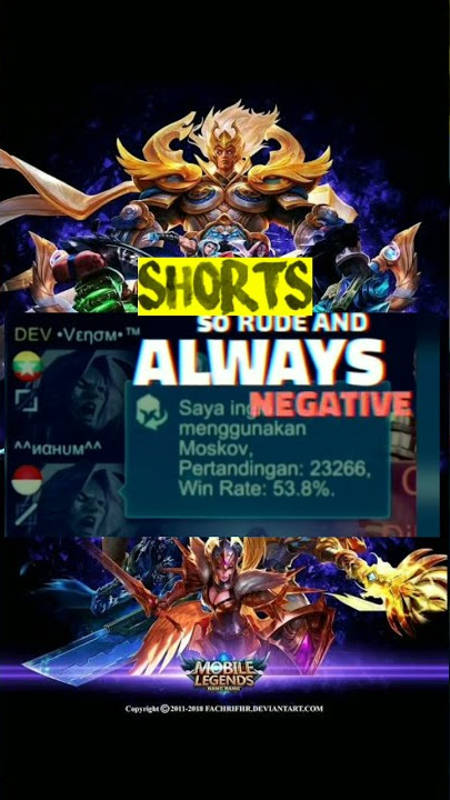 Pamer Winrate Mobile Lagend Toxic Frands #shorts #mobilelegends #toxicfrands