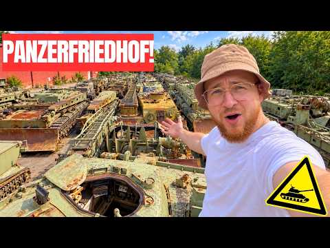 Forbidden MILITARY SITE ⛔️ – an incredible TANK COLLECTION hidden in the middle of the woods 😱🪖