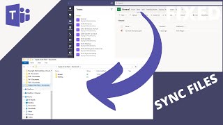 how to sync microsoft teams files with windows file explorer