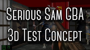 Serious Sam GBA: 3d Test Concept Art