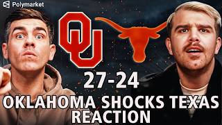 Oklahoma SHOCKS Texas REACTION | Should Arch Manning Get BENCHED