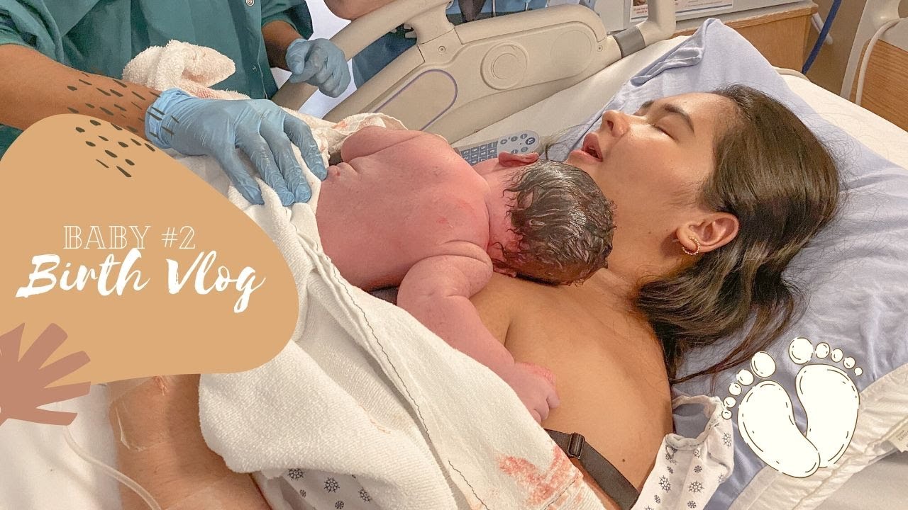 NATURAL BIRTH VLOG (NO EPIDURAL) - YouTube