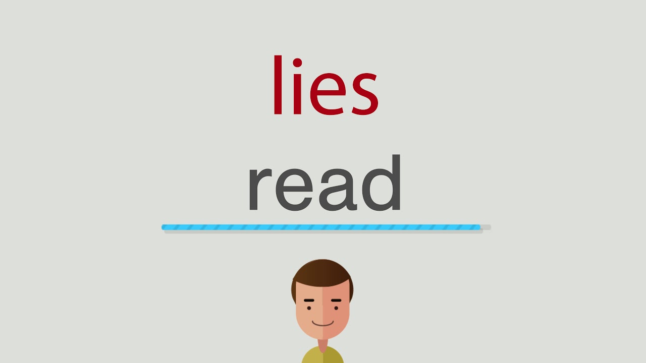 Wie heißt lies auf englisch - YouTube