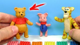 Making Winnie the Pooh from the movie Christopher Robin 2018 | PLASTICINE TUTORIAL
