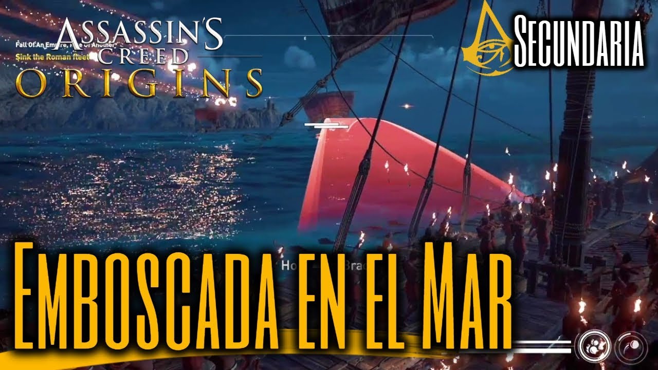 Emboscada en el Mar | Assassin's Creed Origins | Misión Secundaria