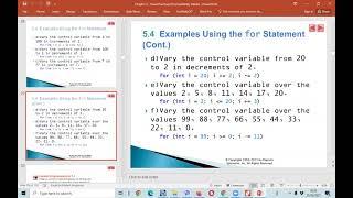 CCE 121 Lecturer 12 Chapter 5  Control Statements Part 2