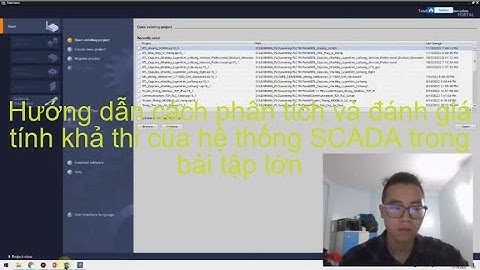 Cách lên kế hoạch hoàn thành bài tập lớn môn học SCADA