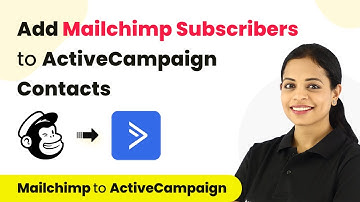 How to Add New Mailchimp List Subscribers to ActiveCampaign Contacts - Mailchimp to ActiveCampaign