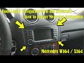 Mercedes W164 and X164 Navigation Removal and Repair (Restart Loop / Navigation DVD not Detected)