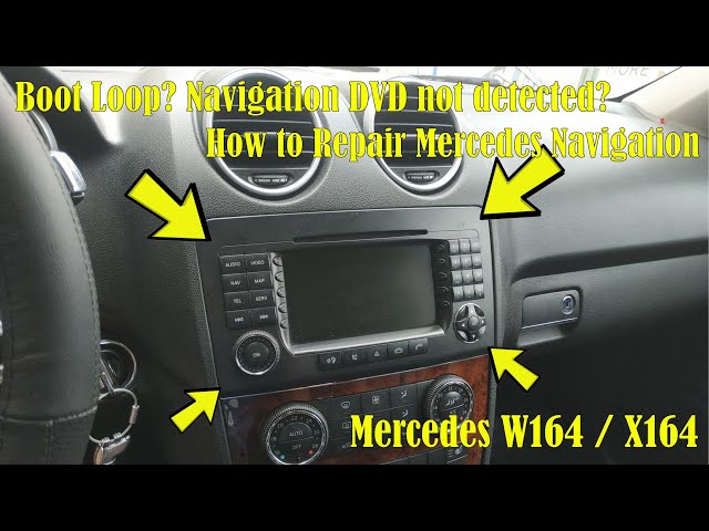 Mercedes ML W164 Installation: Pioneer Double Din Navigation system –  Cartronics