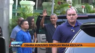 Obama Sempatkan Berkunjung ke SDN 01 Menteng