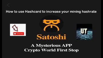 Satoshi BTCs mining | How to use the hashcard and claim daily rewards.