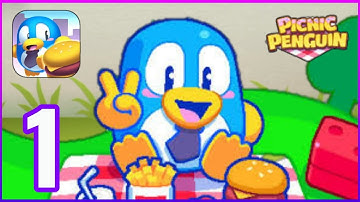 Picnic Penguin - Gameplay Walkthrough Part 1 - Tutorial (iOS, Android).