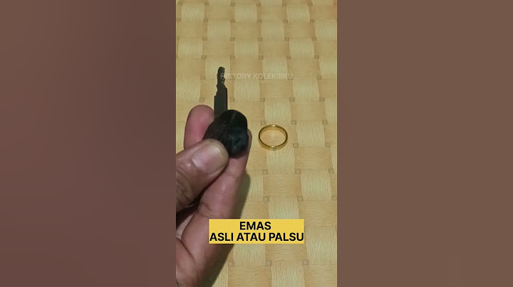 Emas asli atau palsu