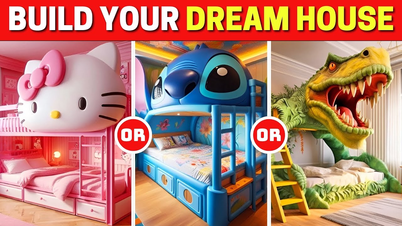 Would You Rather - Build Your DREAM House 🏠🎢 🛋️ Trivia Quiz - YouTube