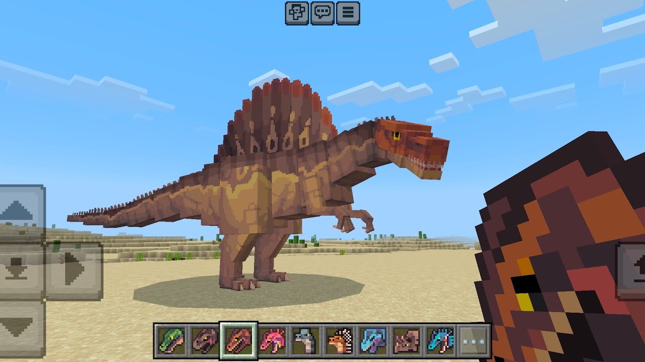 Dinosaurs by Pixelbiester ADDON in Minecraft PE