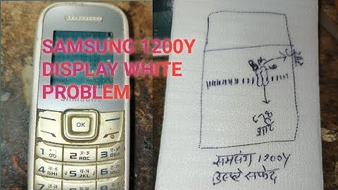 samsung 1200y display white problem 💯% solution // samsung e1200y display graphics problem