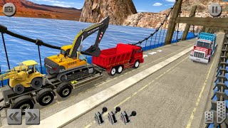 Sand Excavator truck Simulator / Truck Driving Games screenshot 5