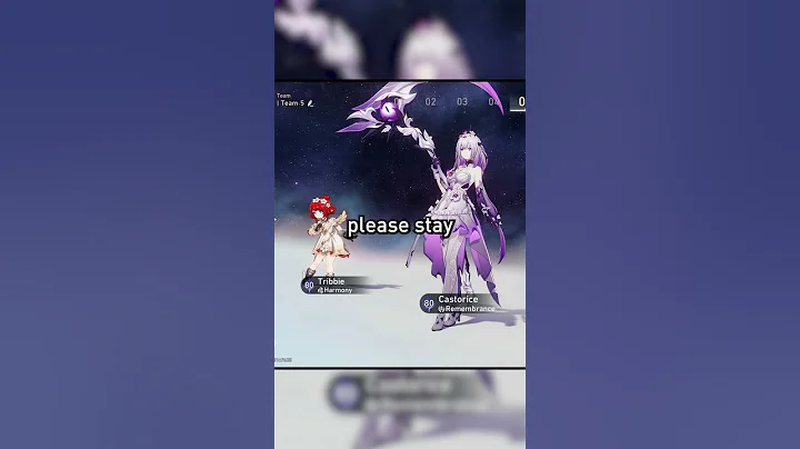 Castorice unique dialogue when paired with Tribbie - Honkai Star Rail 3.2