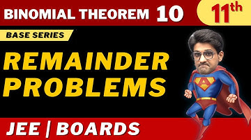 Binomial Theorem 10 | Remainder Problems | Class 11th | Aman Sir Maths