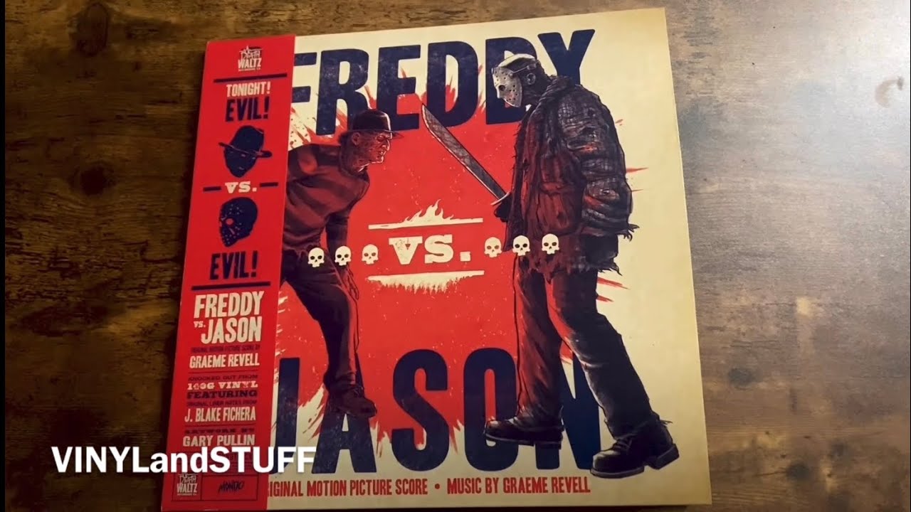 Freddy vs. Jason Eco Color OST Soundtrack LP Vinyl Unboxing