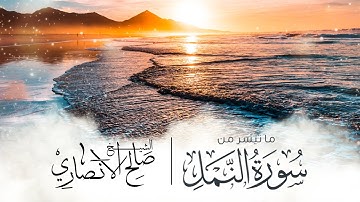 تلاوة فجرية رائعة للشيخ صالح الانصاري من أواخر سورة النمل
