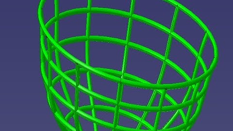 Basket design | CATIA V5 Surface modelling #2