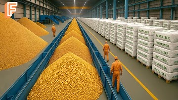 How Billions of Pounds of Fertilizer Are Made Inside Massive Production Line