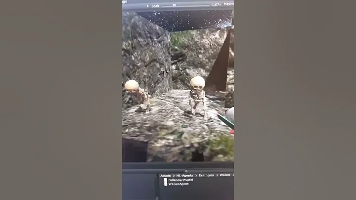 training skeletons to stand up