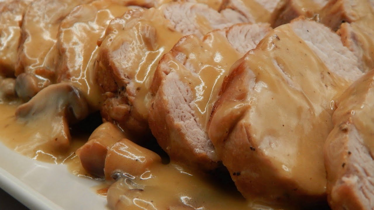 Χοιρινό Ψαρονέφρι με βελούδινη σάλτσα πορτοκαλιού 🥰💯 Pork Tenderloin with orange sauce