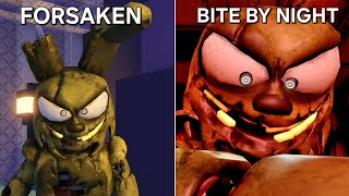 Forsaken VS Bite By Night TOON SPRINGTRAP Gameplay (Roblox)