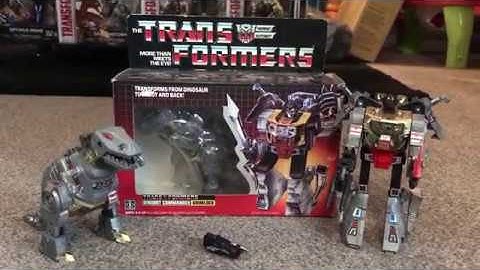 Transformers G1 Grimlock, vintage, chug, generations, masterpiece, original, mib, Japan, collection
