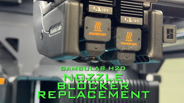 Bambulab H2D nozzle blocker replacement