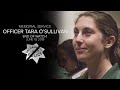 Memorial for Sacramento Police Department Officer Tara O'Sullivan | Full Service