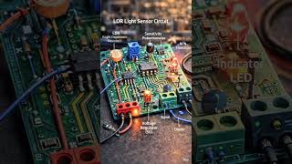 LDR Light Sensor Circuit Explained! 💡 LED ON in Dark! #Shorts