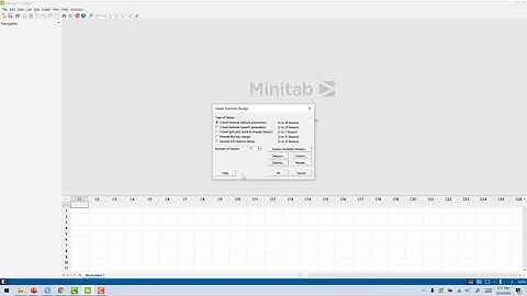 Create a Fractional Factorial Design (Default Generators) in Minitab 19