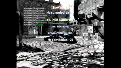 COD4|Mod Menu|10th Lobby|Infections| Subscribe!