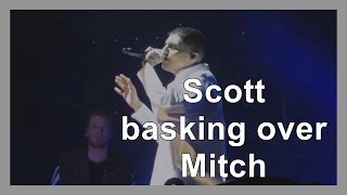 Pentatonix - Scott basking over Mitch
