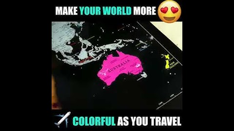 Globetrotter Maps® Scratchable World Map