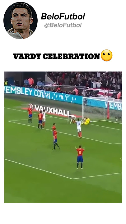 VARDY CELEBRATION 🥶#football #fypシ #kesfet #soccershorts #vardy