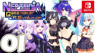 Neptunia Game Maker R:Evolution [Switch] Gameplay Walkthrough Part 1 Prologue | No Commentary