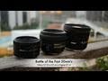 Battle of the Fast 50mm's: Nikon f1.8 vs f1.4 vs Sigma f1.4