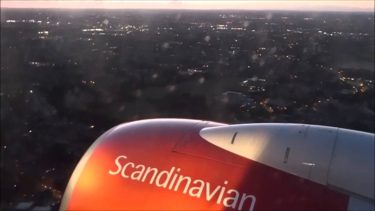 SAS SK1527 - Landing at London Heathrow (Boeing 737-600)