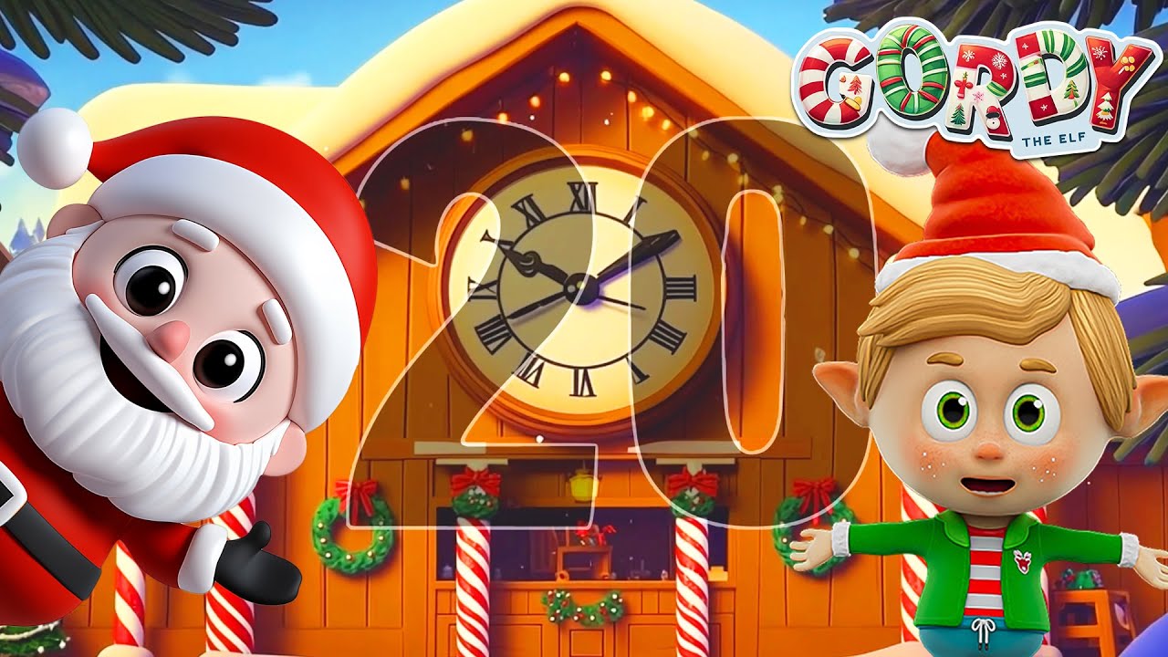 Christmas Countdown Clock | Gordy's Advent Adventures | Gordy the Elf | Kids Learning Videos