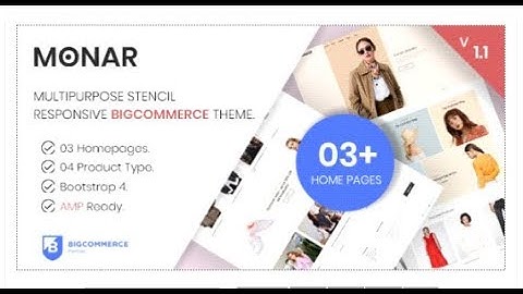 MONAR - Multipurpose Stencil Responsive BigCommerce Theme. | Themeforest Templates