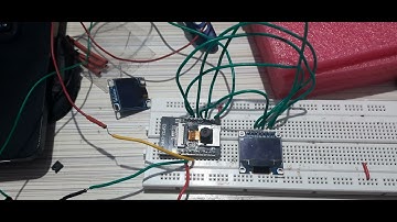 esp32-cam module interfacing with 128x64 oled module via spi