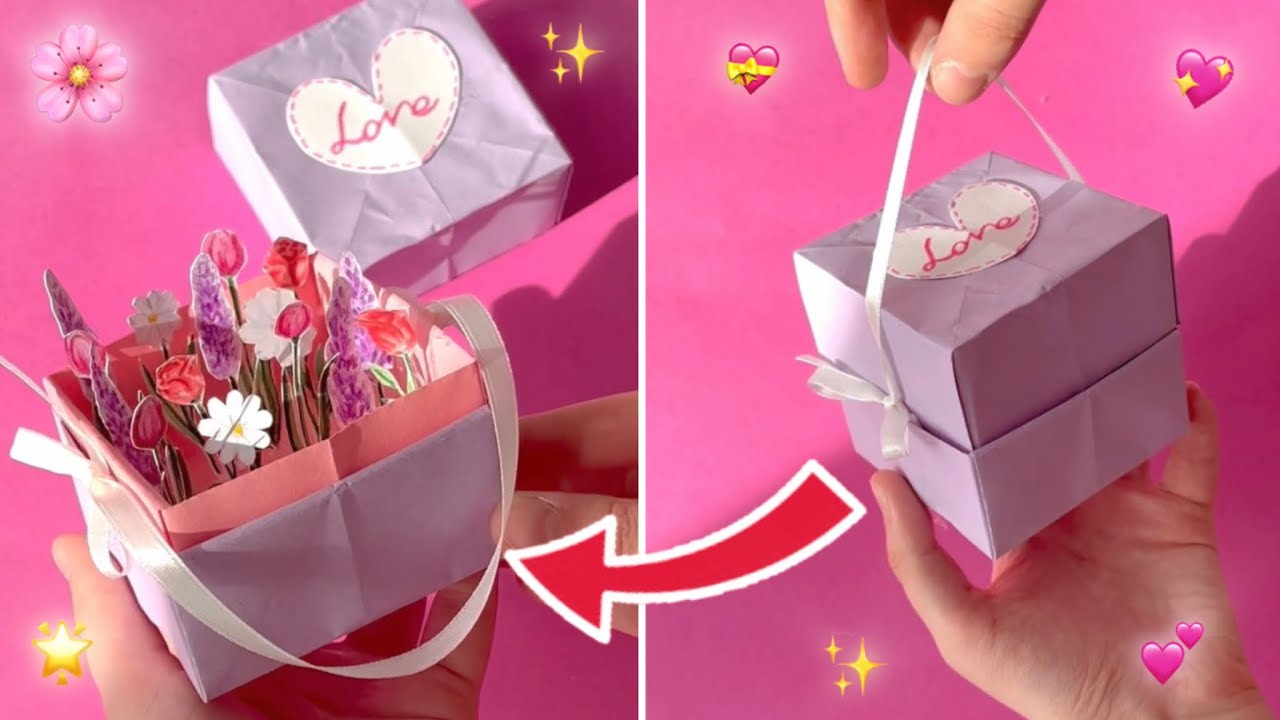 DIY Paper Flower Bouquet 💐 Mother’s Day gift idea | Cute Gift | Easy Present idea 💖