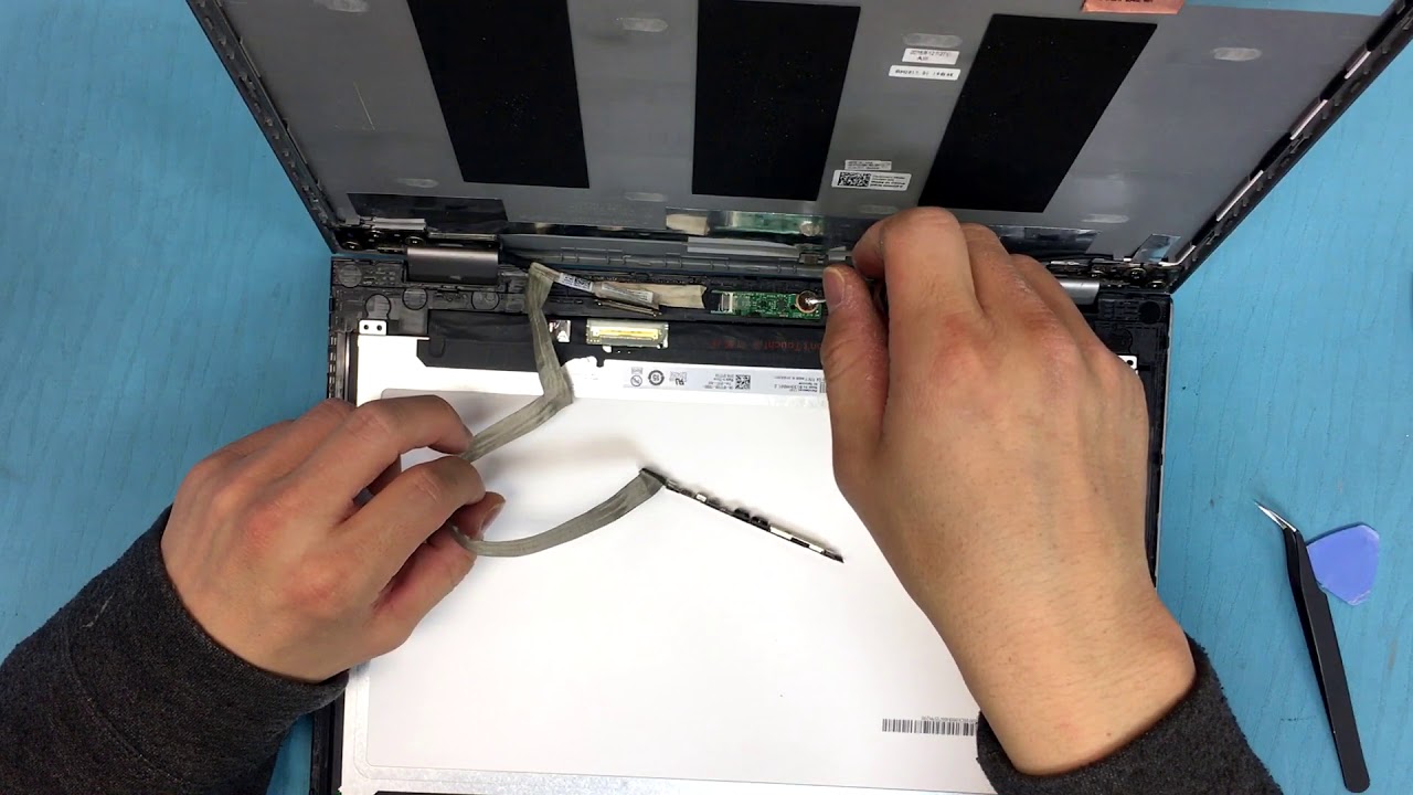 How to replace laptop screen Dell Inspiron P69G001 YouTube