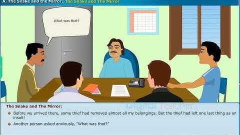 Unit-1A Humour - The Snake and the Mirror | Telugu States Board (AP & TS) - Class IX