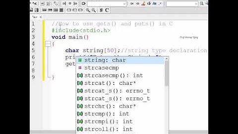 How to use gets() & puts() in C Programming | Prof.Antony Vijay #shorts